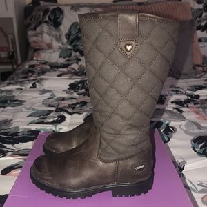Brown Toddler Girl Clark Boots